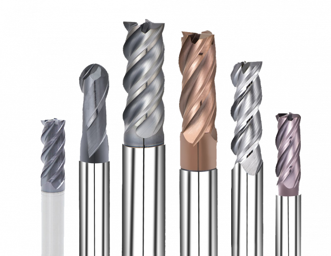 4 Flute Carbide End Mill High Speed High Hardness Long Service Life