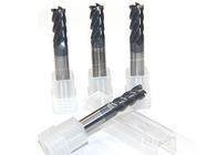 4 Flutes  Tungsten Carbide End Mill Cutter With Large Helix Angle For Alloy High Performance