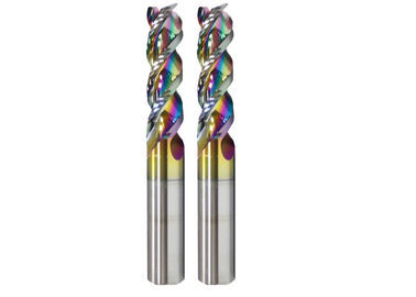 Color Coated A380TC Aluminum End Mills For Precise Aluminum Machining