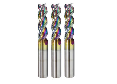 Color Coated A380TC Aluminum End Mills For Precise Aluminum Machining