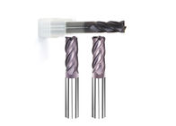 3mm 4mm Carbide End Mill Cutter / High Performance End Mills For Steel